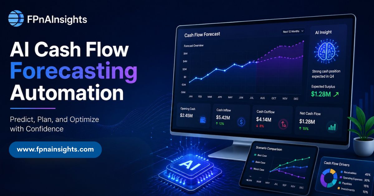 AI Cash flow forecasting automation