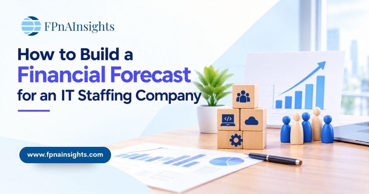 Financial forecasting for IT staffing companies